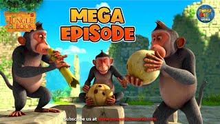 Jungle Book Mega Episode | JungleBook Cartoon For Kids | Funny Stories For Kids | Funny Wild Animals