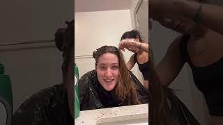 Sedona Prince getting her hair colored by her girl Rylee, Part 2