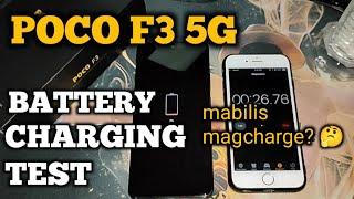 POCO F3 5G CHARGING TEST MABILIS NGA BA MAGCHARGE ? | JAYSON PERALTA