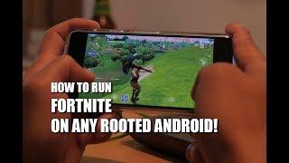 How to Run Fortnite on ANY Rooted Android! [HighOnAndroid]