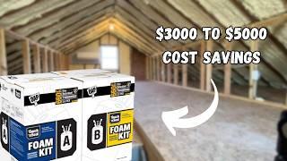 DIY Spray Foam Insulation: How I Insulated My Attic and Saved Thousands