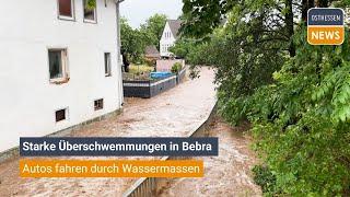 BEBRA: Starke Überschwemmungen in Breitenbach