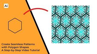 Create Seamless Patterns with Polygon Shapes : A Step-by-Step Video Tutorial