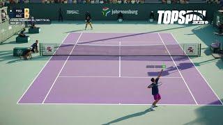 Top Spin 2K25 - Roger Federer Vs Carlos Alcaraz I HYPER TIE BREAK I Gold River Stadium (PS5)