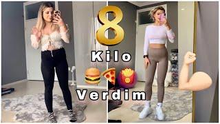 1 AYDA 8 KİLO VERDİM VİDEOSU! BÜŞRA PEKTAŞ VLOG