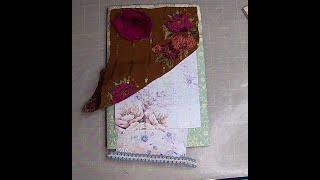 Secret Journaling Fabric Flip for Snarky Eclectic Journal  / Tutorial