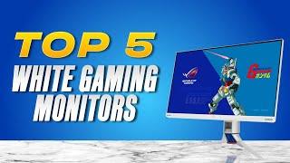 Best WHITE Gaming Monitors in 2024 [Reviews]