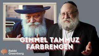 Gimmel Tammuz Farbrengen With Rabbi Heschel Greenberg