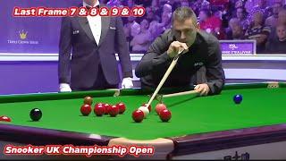 Snooker UK Championship Open Ronnie O’Sullivan VS Anthony McGill ( Last Frame 7 & 8 & 9 & 10 )