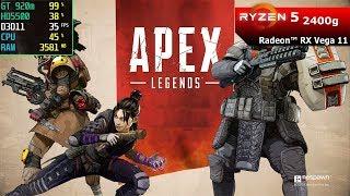 Apex Legends on AMD Ryzen 5 2400g | RX Vega 11 | 2019 Benchmark Test