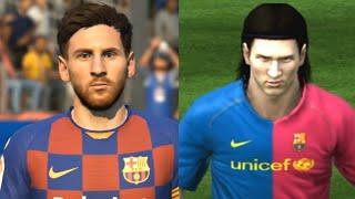 LIONEL MESSI FIFA EVOLUTION | FACES AND RATINGS | FIFA 07 - FIFA 20