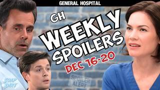 General Hospital Weekly Spoilers Dec 16-20: Drew Slams Michael and Liz Accused Again #gh