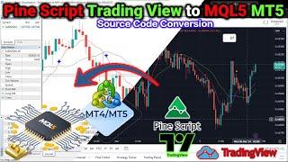 How to Convert TradingView Indicator to MT5 or PineScript to MQL5 Indicator [PART 438] - MA Cross