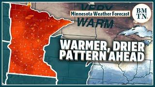 Minnesota flipping from cool and wet to warm and dry