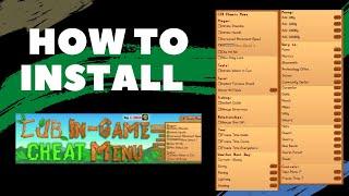 CJB Cheats Menu | Stardew Valley 1.5.5 | Tutorial 2021