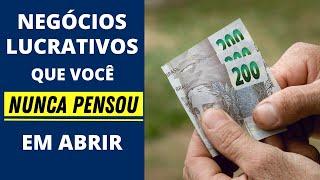 6 Negócios que você NUNCA pensou, mas que vão te surpreender