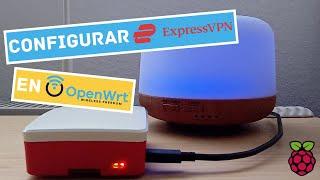 ¿Cómo configurar Express VPN usando OpenVPN dentro de OpenWRT corriendo en una Raspberry Pi?