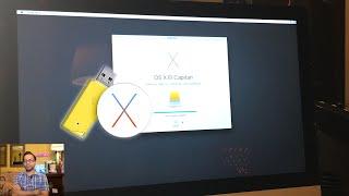 How to Install OS X or macOS El Capitan in a new Hard Drive using USB Drive Fresh Installation 2022