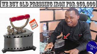 We Buy This Old Pressing Iron For 220,000 Cash Fk Tech