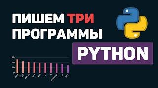 Python на практике / Пишем 3  программы на Питон за 5 минут