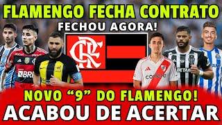 FECHOU! NOVO ATACANTE no FLAMENGO! BENZEMA FECHADO! NOVO 10! RENOVAÇÕES e+! NOTICIAS DO FLAMENGO