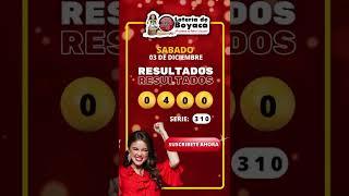 RESULTADO DE LA LOTERIA de BOYACA del 03 DE DICIEMBRE DE 2022 #Shorts #Loteria