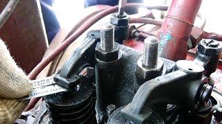 How to adjust the valve in the Vladimir T-25 without the probe?  Repair cylinder head D-21