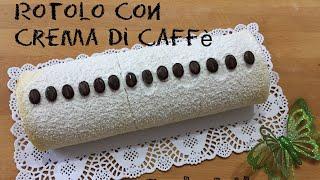 Rotolo con crema di caffè solubile