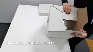 Jak złożyć karton ECO? - Biały Paxit