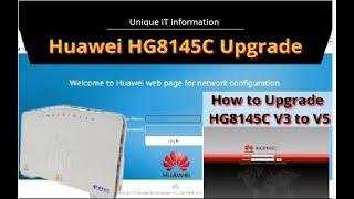 Huawei HG8145C Upgrade V3 to V5 | Huawei Hg8145C Blue Firmware V5 |