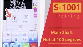 Smartstitch Embroidery Machine S1001 Troubleshooting Main Axis 100 Error