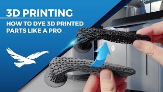 HP Jet Fusion - How to Dye 3D Printed Parts Like a Pro