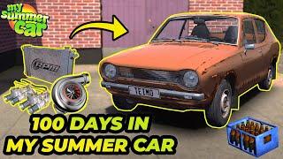 100 DAYS in MY SUMMER CAR 2! FIRST SATSUMA TUNING! | My Summer Car