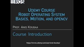 [Udemy Course] ROS for Beginners: Basics, Motion, and OpenCV