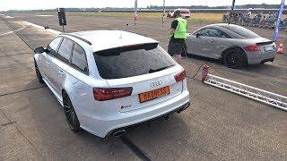 1000HP Audi TT R30 Turbo vs 850HP Audi RS6 Avant Madness Motorsport