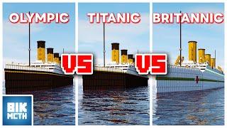 The Racing of Olympic, Titanic, and Britannic