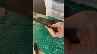 Кошелек из натуральной кожи  #натуральнаякожа#залипательноевидео#мастер#chill#кожевник#ручная