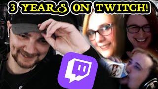 MY CREW SURPRISED ME WITH THIS! - 3 YEAR TWITCH CELEBRATION 2019-2022!