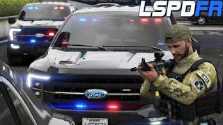 GTA 5 LSPDFR | Tahoe Flips After Fleeing | Drug Task Force | #lspdfr