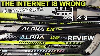 The internet is wrong about this hockey stick! Warrior Alpha LX2 Pro review