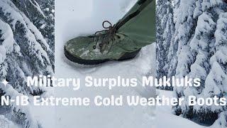 Military Surplus  N-1B Extreme Cold Weather Mukluk Boots