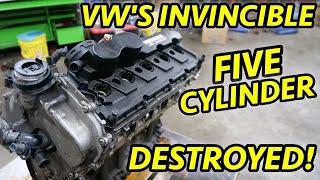 5 CYLINDER TEARDOWN! How Did Someone Ruin One Of VW's MOST RELIABLE Engines?