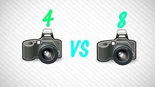 4 MegaPixel VS 8 MegaPixel Camera Comparison