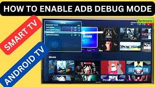 How to Enable USB Debugging Mode on Android Tv/Smart tv || Wisdom Share Cloud Tv ADB Debug mode