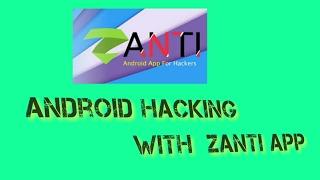 Android hacking with zanti