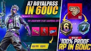 A7 Royal Pass in 60 Uc  | Trick To Get Royal Pass in 60 Uc | Best Trick Ever |PUBGM