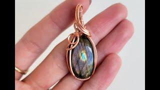 Easy Beginner Wire Wrapped Pendant Tutorial