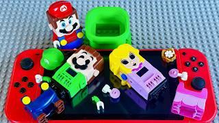 Lego Mario needs to find 10 Green Mushrooms to bring Luigi and Peach back! #legomario