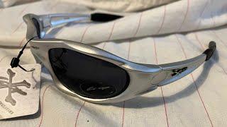 X Loop XL0106 Silver frame sunglasses smoke lens