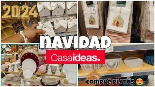  NAVIDAD EN CASAIDEAS  COMPRÉ PLATOS HERMOSOS! CASI SE LOS LLEVAN TODOS   #compras #casaidea